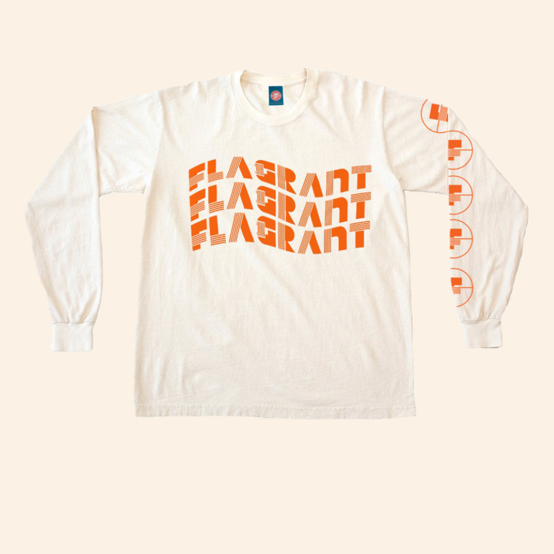 Shooter L/S - Natural/Orange